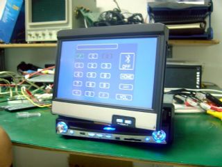 In-dash DVD Player with TFT LCD Monitor